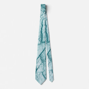Dark Turquoise Marble Look Tie