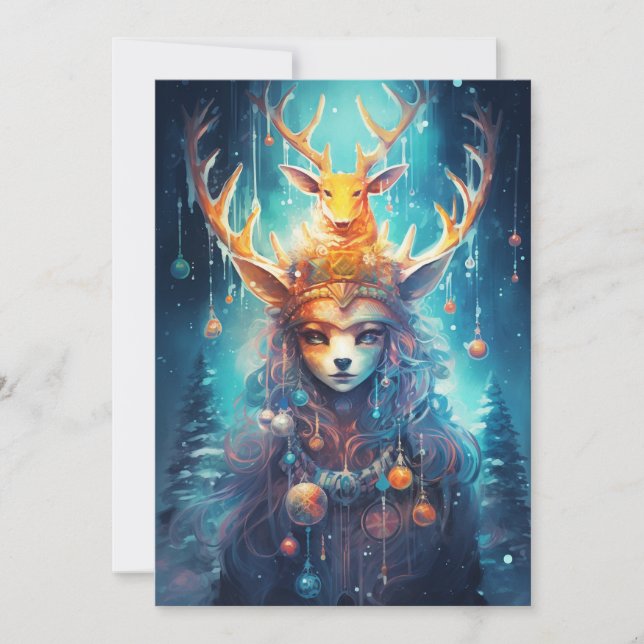 Dark Unusual Strange Christmas Card (Front)