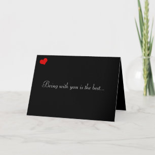 Dark Valentine Collection: Being with You... Holiday Card