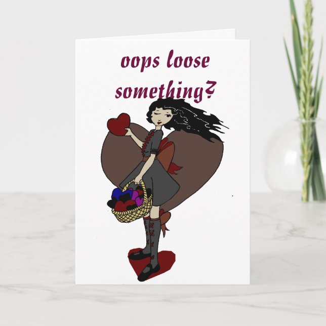 dark valentine holiday card (Front)