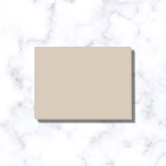 Dark Vanilla Solid Colour Post-it Notes (Creator Uploaded)