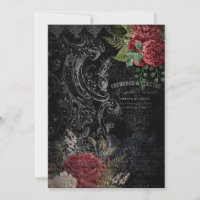 Dark Victorian French Rose Ephemera