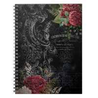 Dark Victorian French Rose Ephemera