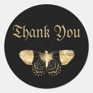 Dark Victorian Thank You Sticker