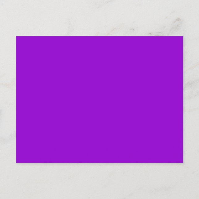 Dark Violet Colour Background Postcard (Front)