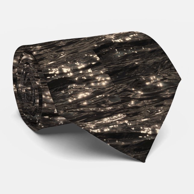 Dark water tie (Rolled)