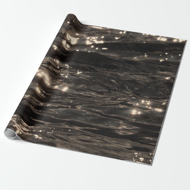 Dark water wrapping paper (Unrolled)