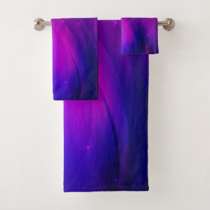 Dark Wave Bath Towel Set