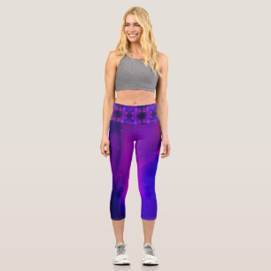 Dark Wave Capri Leggings