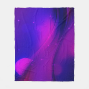Dark Wave Fleece Blanket