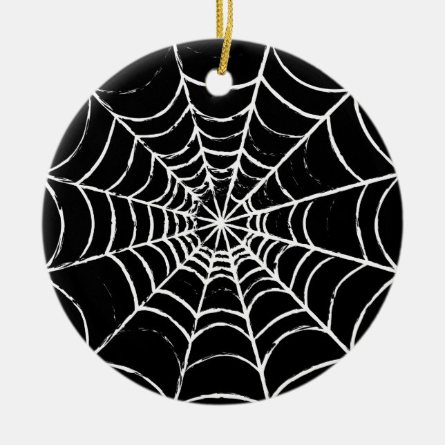 Dark Web Ceramic Ornament (Front)