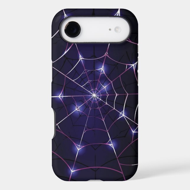 Dark Web & Silver Spider Apple Iphone 17 Air Case (Back)
