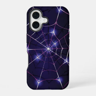 Dark Web & Silver Spider iPhone 16 Case