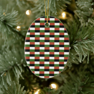 Dark, Wet Swamp Colors Ceramic Ornament