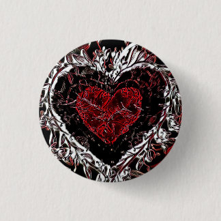 Dark Wild Heart 3 Cm Round Badge