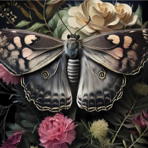 Dark Wings Bloom Tissue Paper