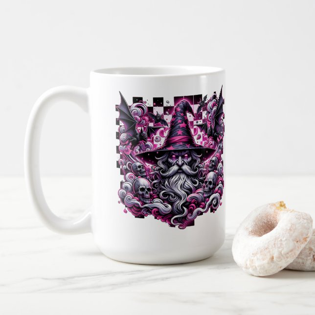 Dark Wizard of the Matrix Coffee Mug (With Donut)