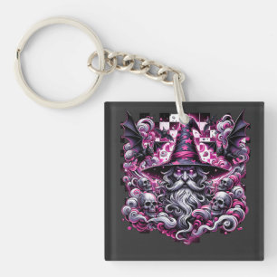 Dark Wizard of the Matrix Key Ring