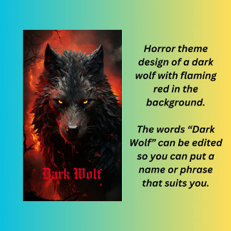 Dark Wolf  Case-Mate iPhone 14 Pro Case