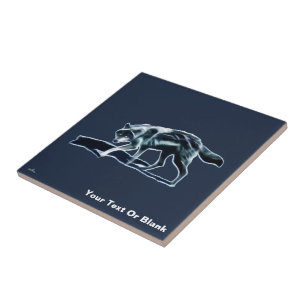 Dark Wolf Ceramic Tile