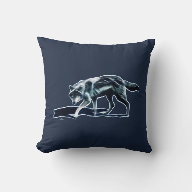 Dark Wolf Cushion (Front)