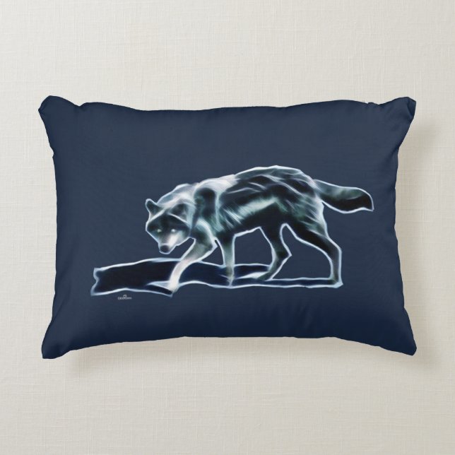 Dark Wolf Decorative Cushion (Front)