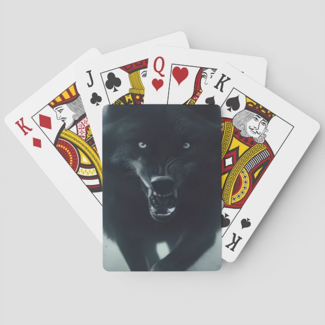 Dark Wolf Playing Cards (Back)