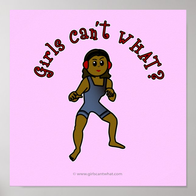 Dark Womens Wrestling Poster (Front)