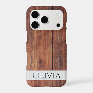 dark wood and modern personalised