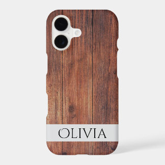 dark wood and modern personalized