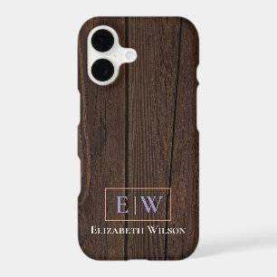 dark wood and modern personalized