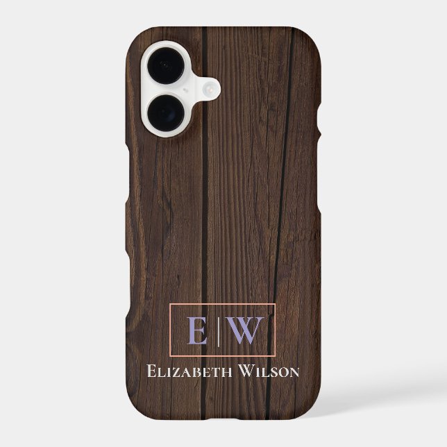 dark wood and modern personalized  (Back)