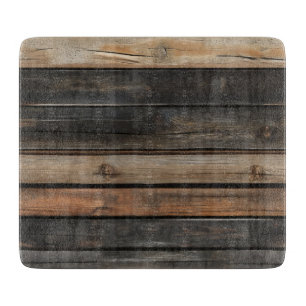 Dark Wood Pattern Cutting Board