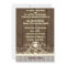 Dark Wood Shabby Lace Country Wedding Invitation