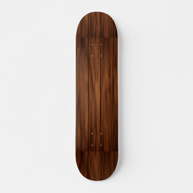 Dark Wood Skateboard (Front)