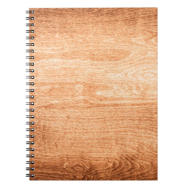 Dark wood texture background surface with old natu notebook (Front)