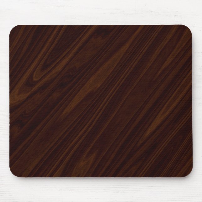 Dark Wood Texture Mouse Pad (Front)