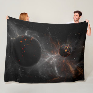 DARK WORLDS FLEECE BLANKET