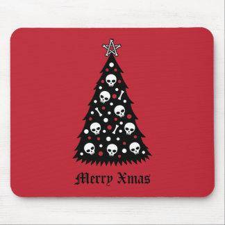 Dark Xmas Tree Mouse Pad