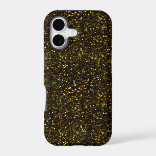 Dark Yellow Gold Glitter