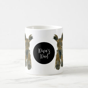 Dark Yorkie for Dad Coffee Mug