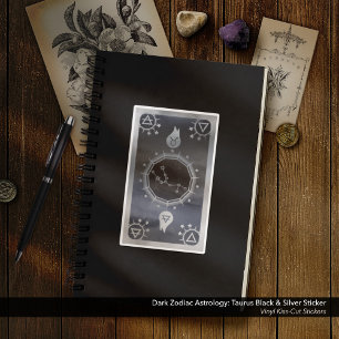Dark Zodiac Astrology: Taurus Black & Silver