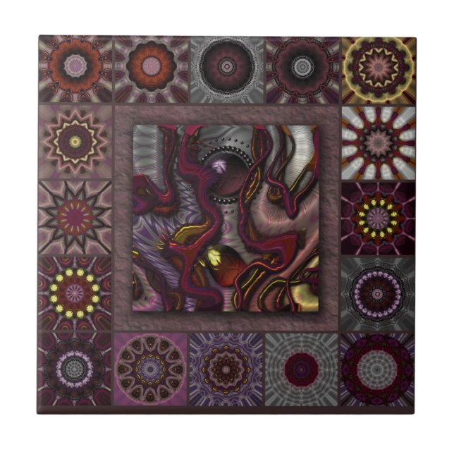 Darkened Country Tile (Front)