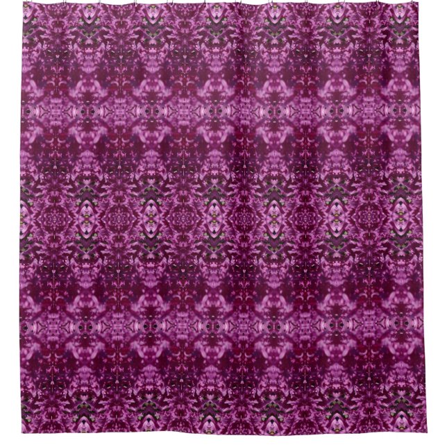 Darker Cabbage Ikat 4 Shower Curtain (Front)