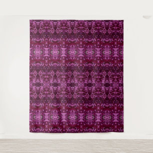 Darker Cabbage Ikat 5 Tapestry