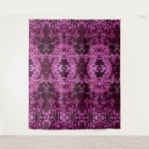 Darker Cabbage Ikat Pouf Tapestry
