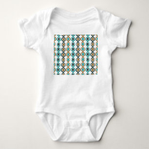 Darker Mid-Century Modern Chain Baby Bodysuit
