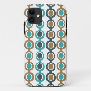 Darker Mid-Century Modern Chain iPhone 11 Case