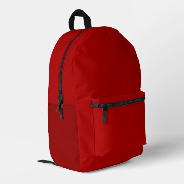 Darker Red Backpack  (Back Corner Left)