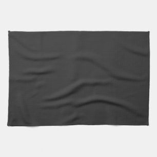 Darkest Charcoal Grey Fashion Grey Colour Trend Tea Towel